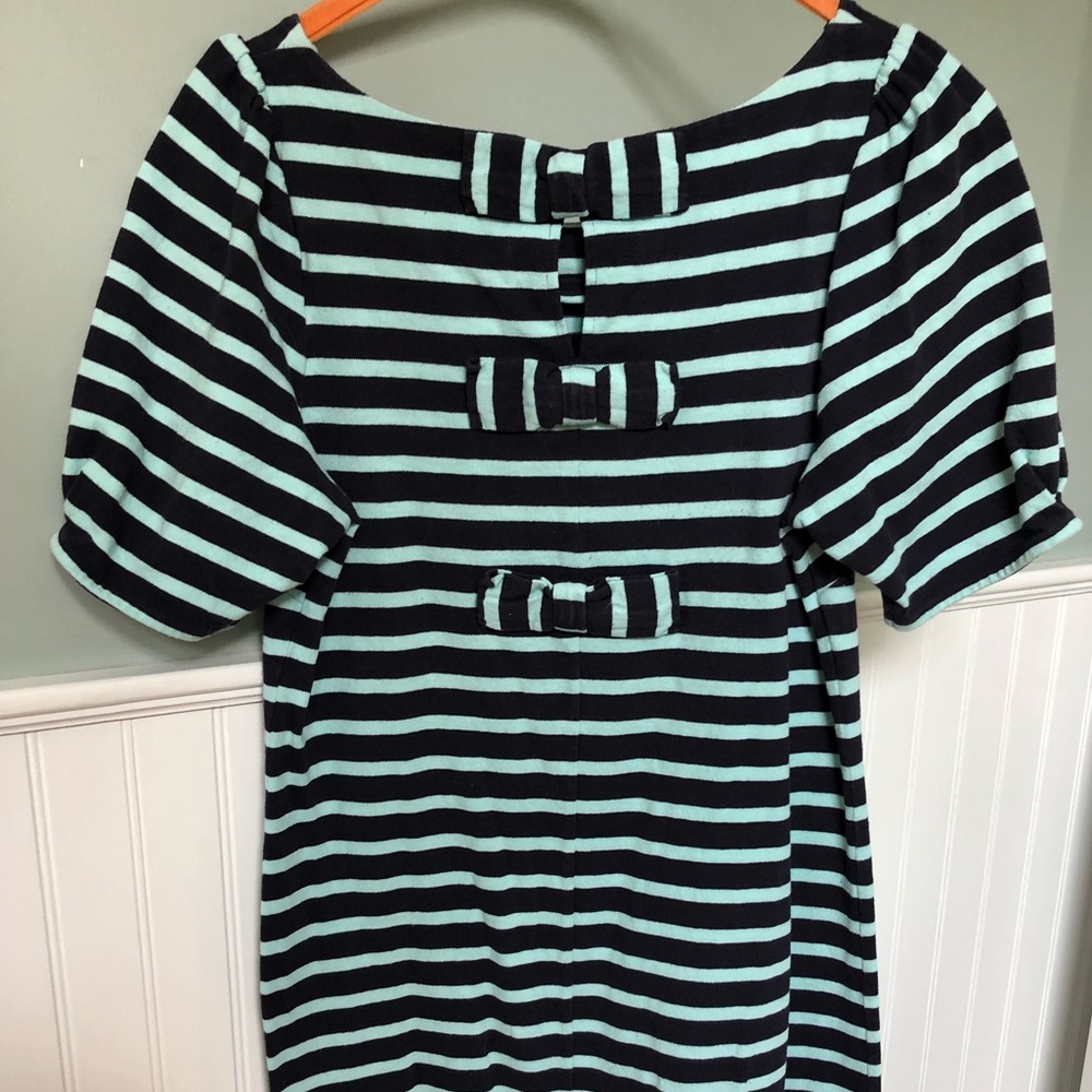 Best navy and sea green dress